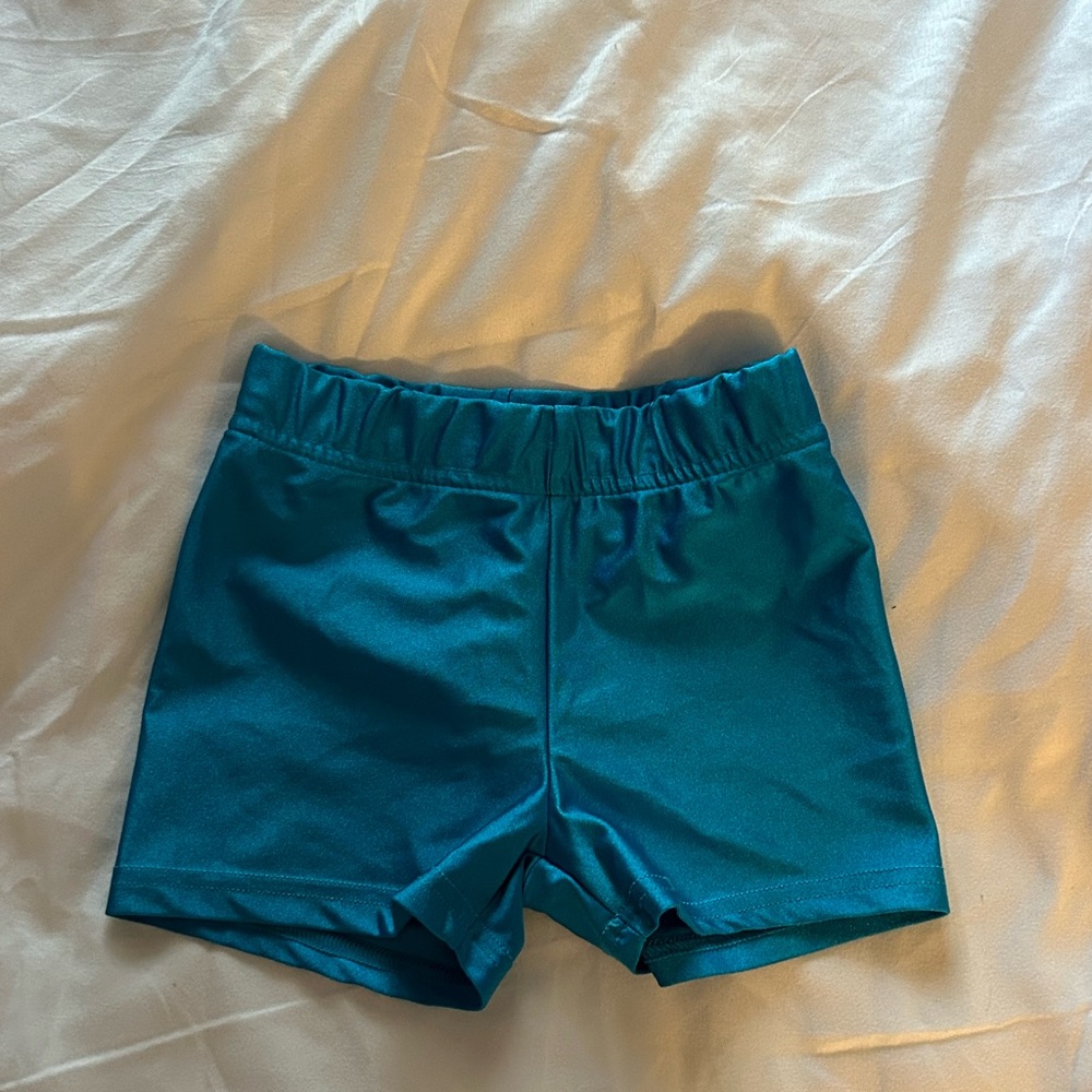 Capezio Kids Aqua/Teal Shorts
